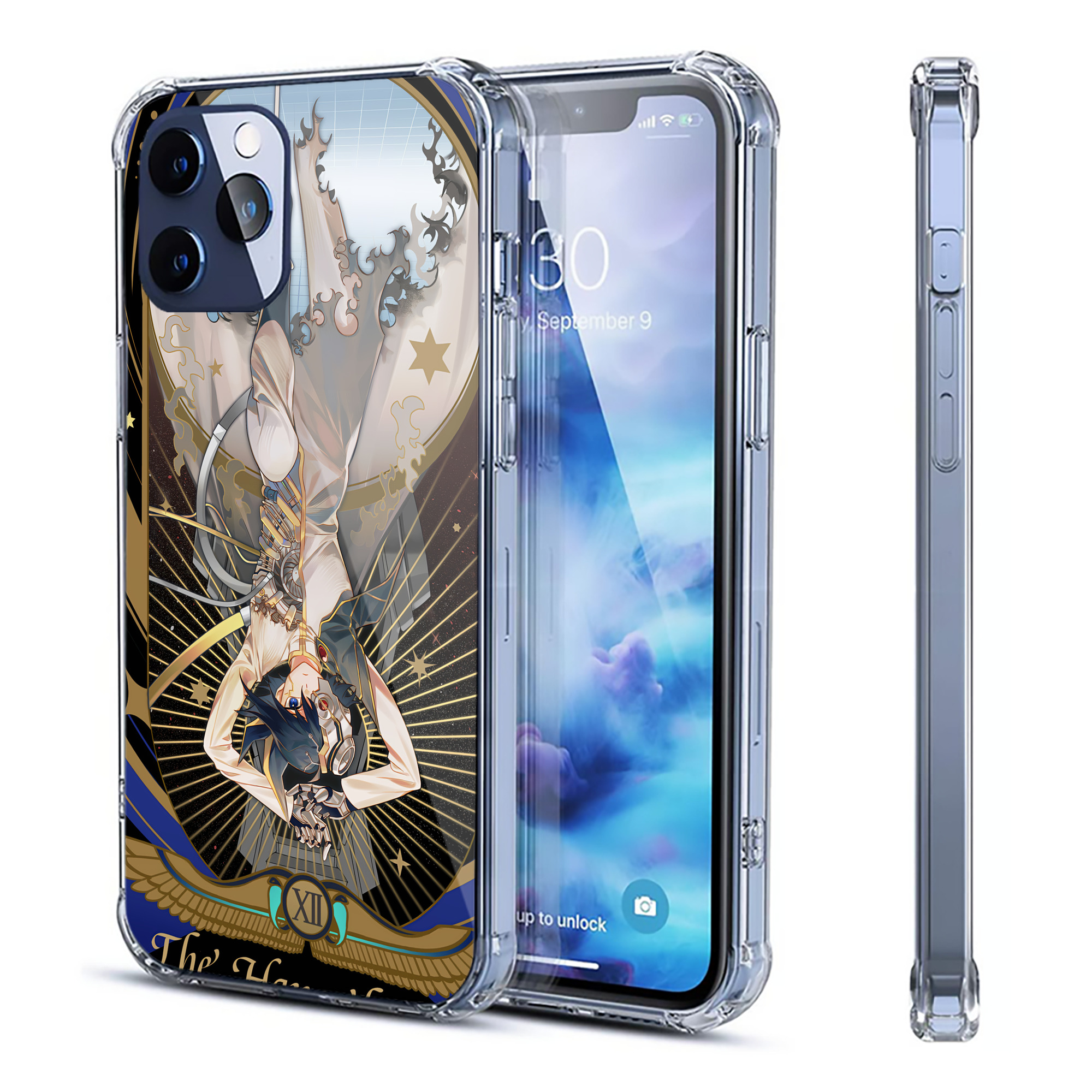 （画像用） 遊☆戯☆王 Yu-Gi-Oh! 【iPhone 12シリーズ対応】透明スマホケース（クリアソフトケース）